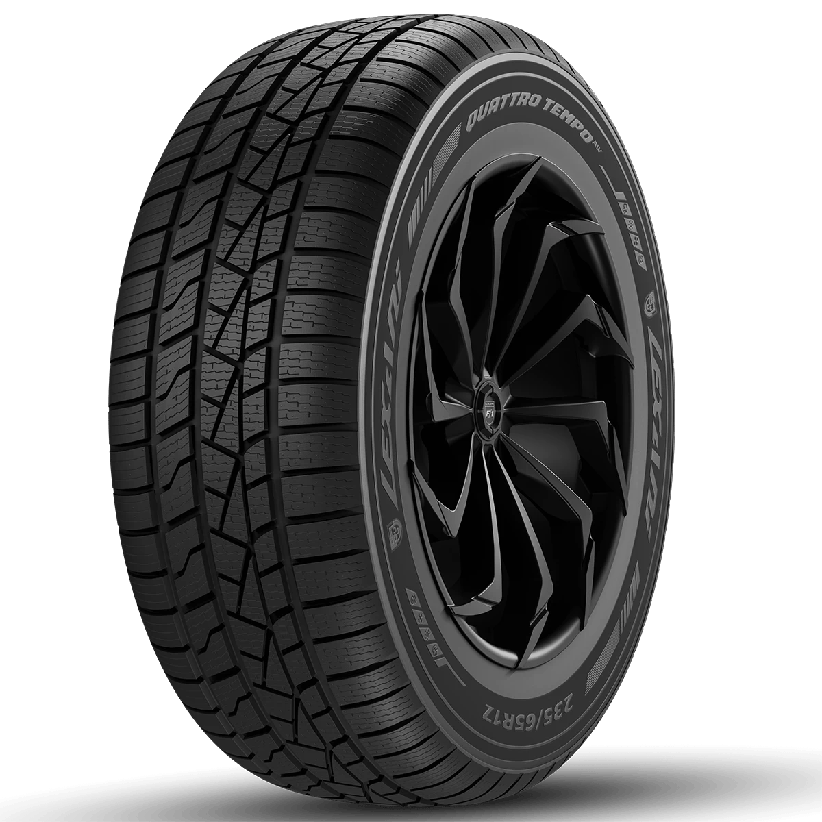 P 255/55R18 QUATTRO;TEMPO AW 109V BLK 60K 2555518